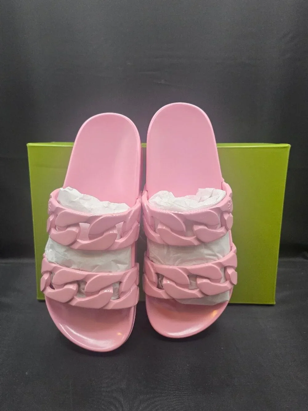Tory Burch Adrien Jelly Slide Petunia Pink 8